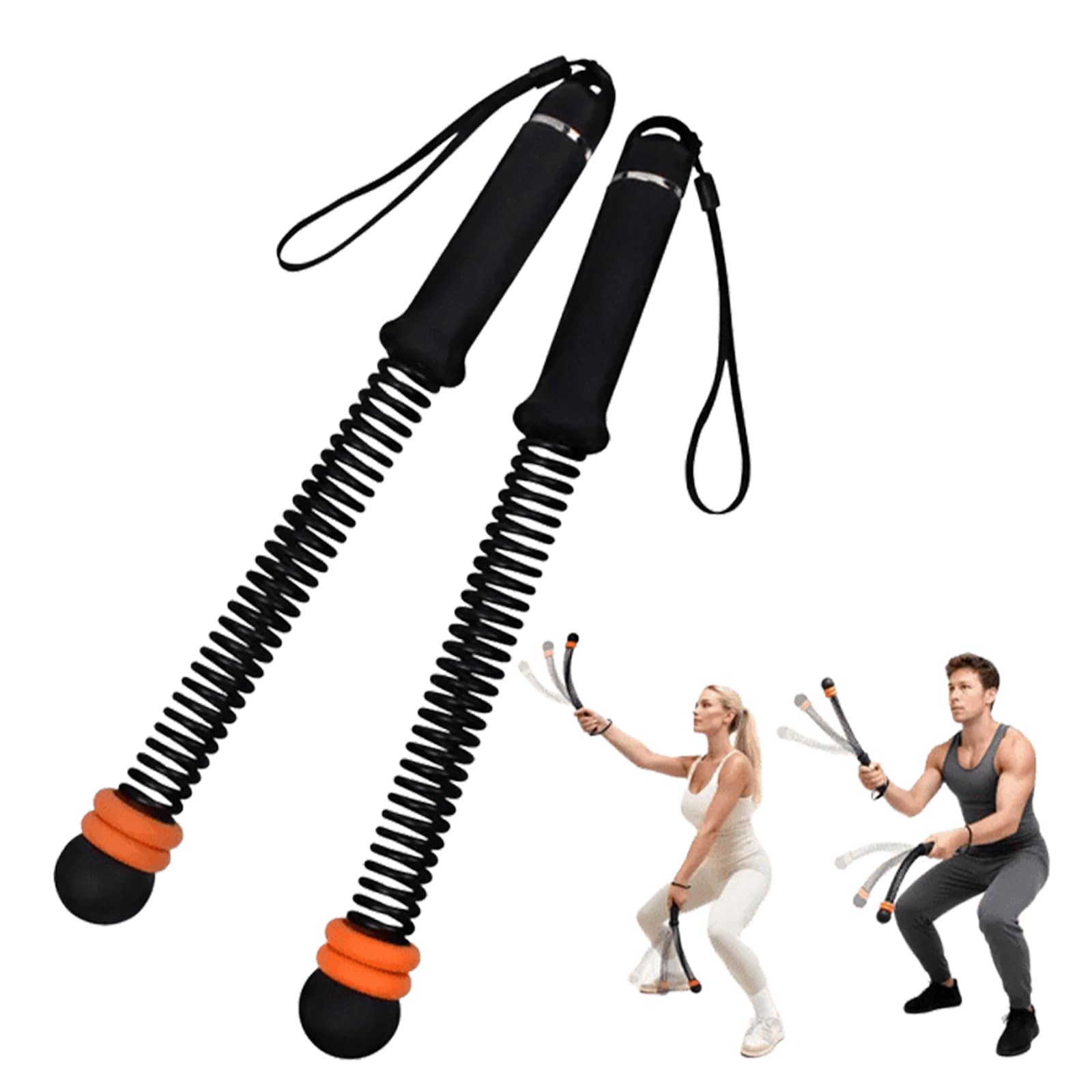 SakerPlus Corde da combattimento regolabili senza fili, 1,4 kg, per palestra domestica, HIIT, forza e allenamento completo del corpo