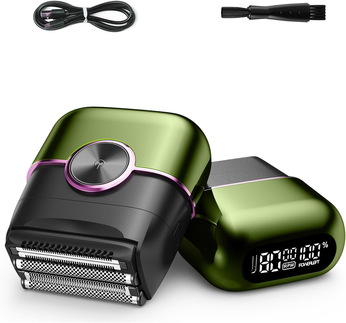 Electric Foil Shavers for Men: 4 Floating Blades & Dual Speed