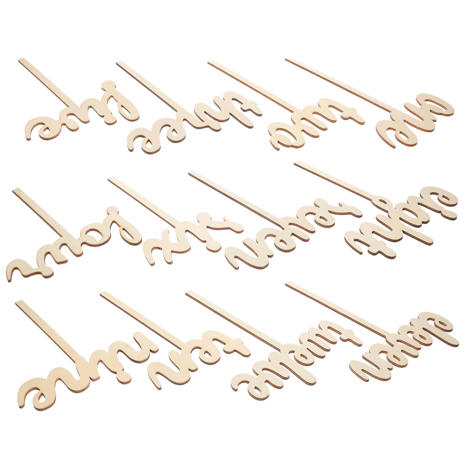 Cabilock 12pcs Table Numbers Sticks Elegant Wedding Decor Home Decoration for Seating Assignments Easy to Place Guest Tables for Events Celebrations