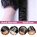 5x5 HD Lace Closure Human Hair Body Wave Closure 10 Inch HD Lace Closure Free Part 100% Human Hair Extensions for Black Women Pre Plucked with Baby Hair Natural Color