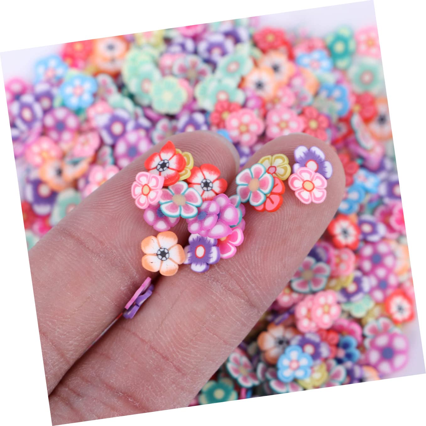 3000pièces Slices Argile Polymère Pour Décoration Art Des Accessoires De Manucure Avec Motif De Fleur De Prunier Outils De Nail Art Pour Usage Professionnel Domicile