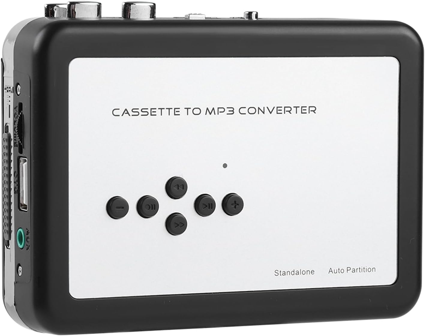 Portable Cassette Tape to MP3 Converter, Easy Digital Conversion for Vinyl Records, USB Flash Drive Audio Player, for Music Lovers, Retro Enthusiasts, Home Archiving, Travel Use