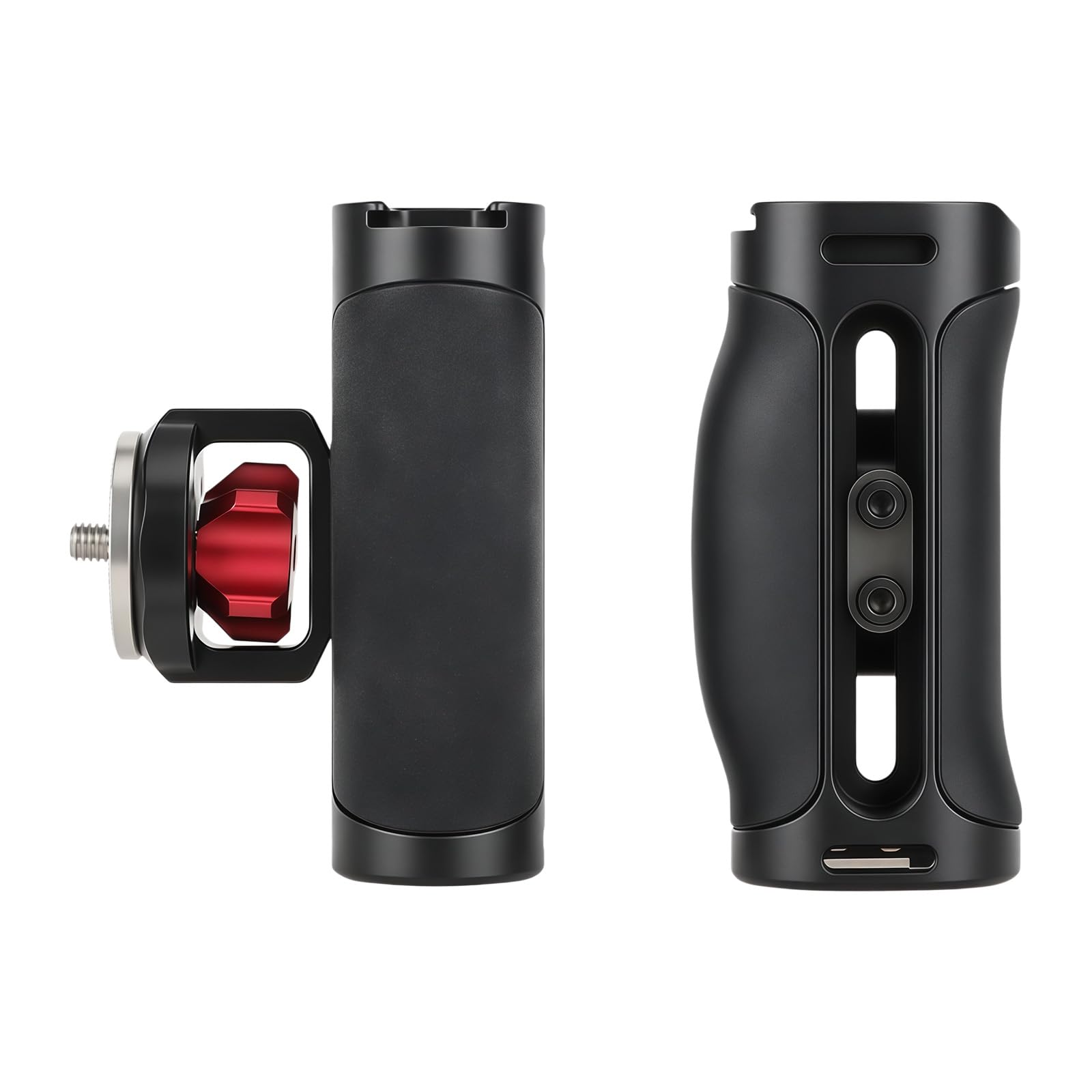 Impugnatura ergonomica laterale con montaggio a vite da 1/4 pollici per fotocamera DSLR Cage impedisce scivolamenti accessori di montaggio facili maniglia professionale follow concentrazione