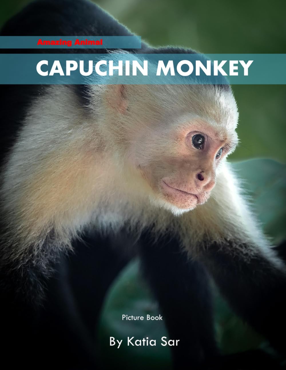 Capuchin Monkey: A perfect Coffee Table Picture Book - For Animal Lovers and Wildlife Enthusiasts .