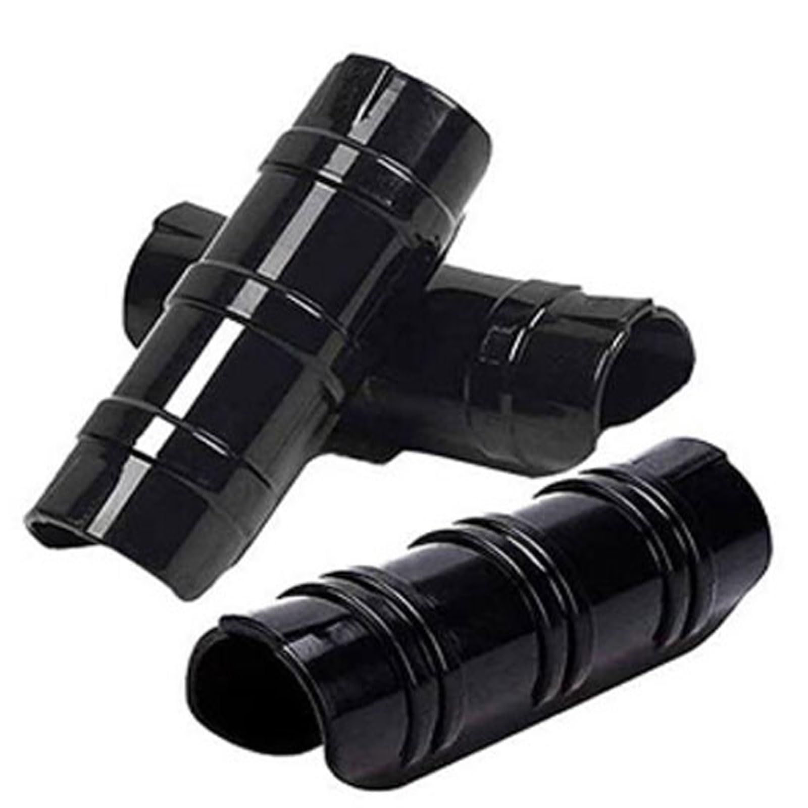 Crocodile Trading 20x 32mm Polytunnel Cover Clamps. Black, Suits 32mm Frame & Forms A Strong Cover to Frame Attachment