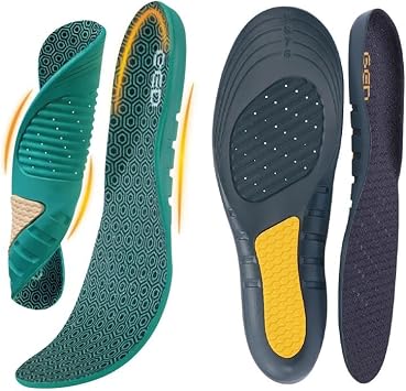 GED Work Comfort 2nd Gen + 1st Gen - 2 Pairs Insoles Bundle | Women US 610 + US 610 | Arch Support & Anti-Fatigue Insoles, Trim to Fit, Lightweight, Shock Absorption & Pressure Relief