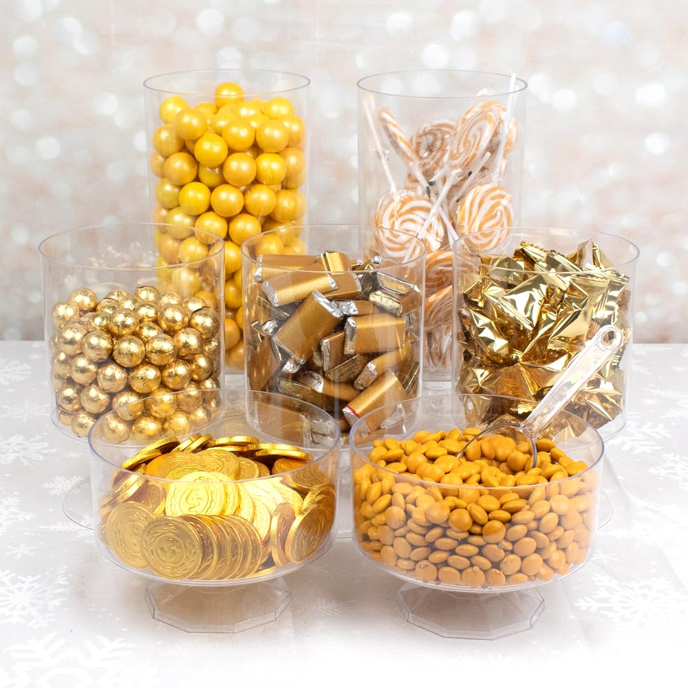 Gold Candy Buffet Table Party Supplies (Approximately 12 lbs)