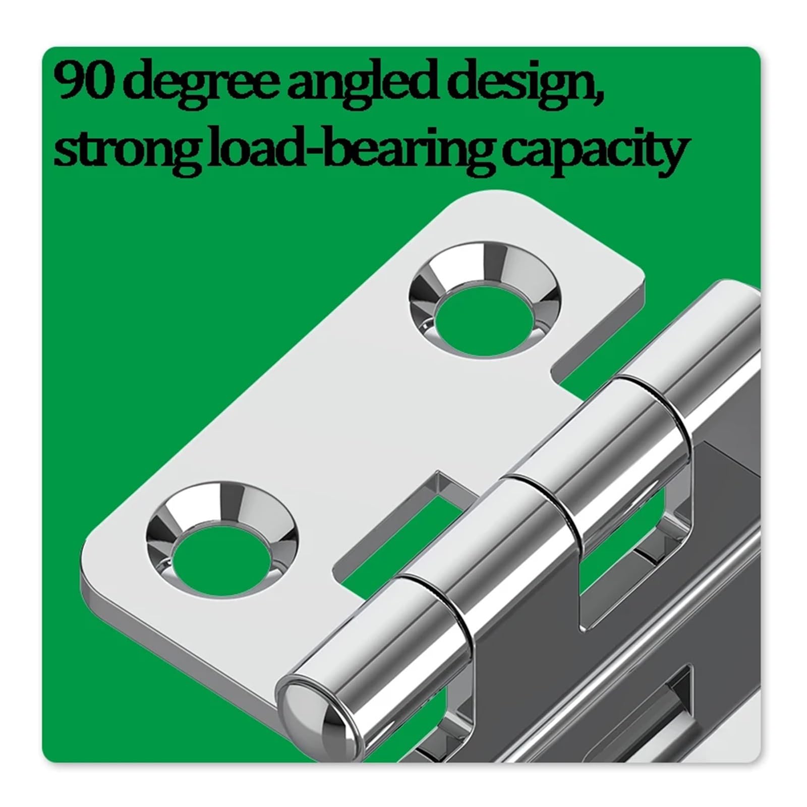 Bisagra mecánica de acero inoxidable 304 reforzado con amortiguador de apertura y cierre de 270 grados y hoja de perfil de aluminio.(Style 4)