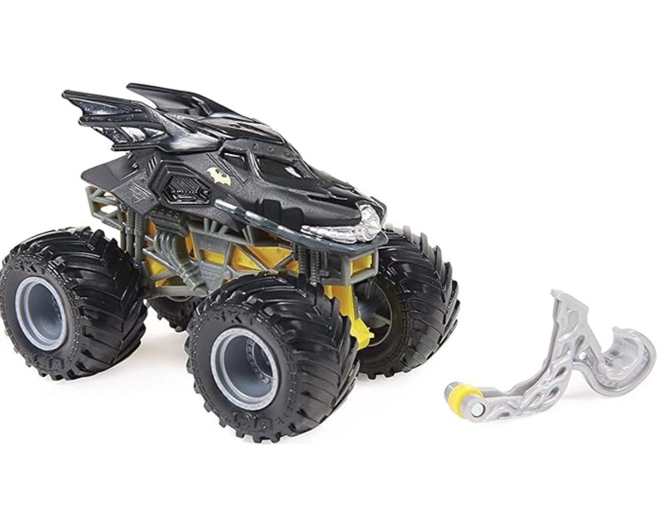 Monster Jam, Offizieller Batman Monster Truck, Druckgussfahrzeug, Heroes and Villains-Serie, Maßstab 1:64