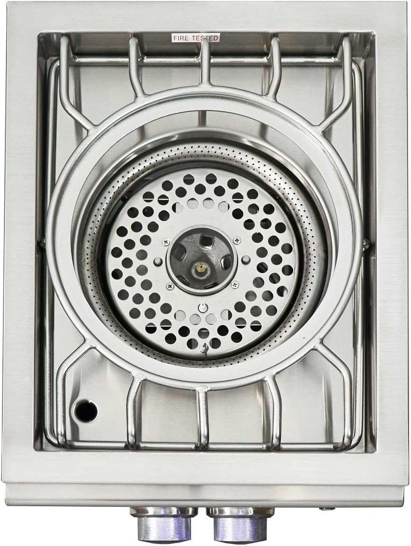 RCS Pro Series Built-in Power Burner W/Stainless Steel Lid - Propane - RSB3ALP