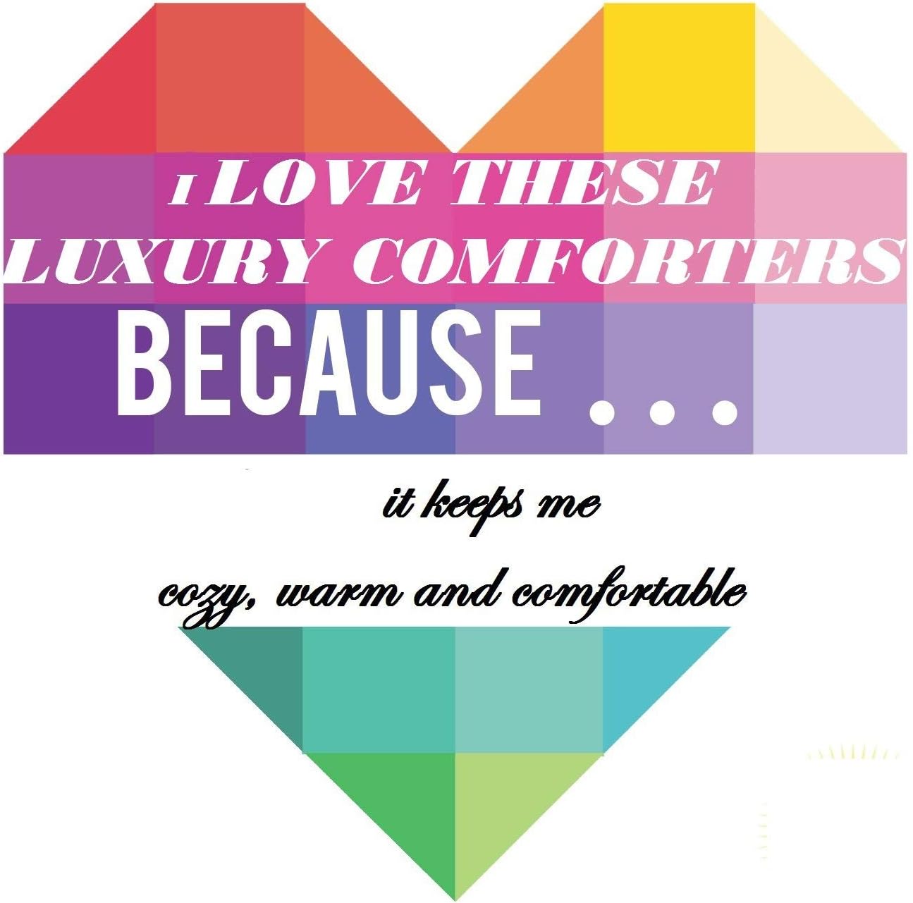 Elegant Comfort All Season Comforter and Year Round Medium Weight Super Soft Down Alternative Reversible 2-Piece Comforter Set, Twin/Twin XL, Lavender/Purple : Home & Kitchen