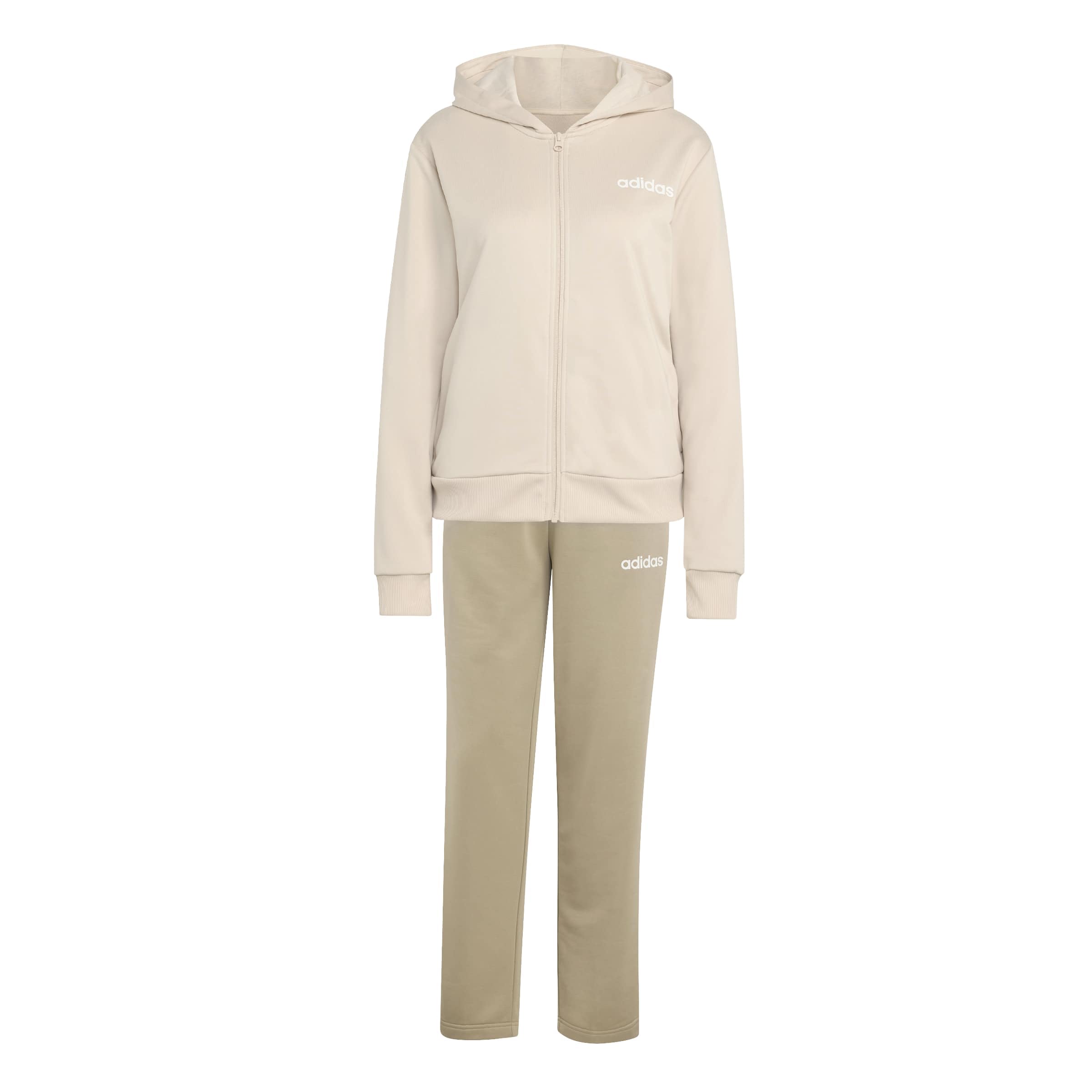 adidas Women's ESSENTIALS LINEAR TRACKSUIT, Crystal Linen, XS