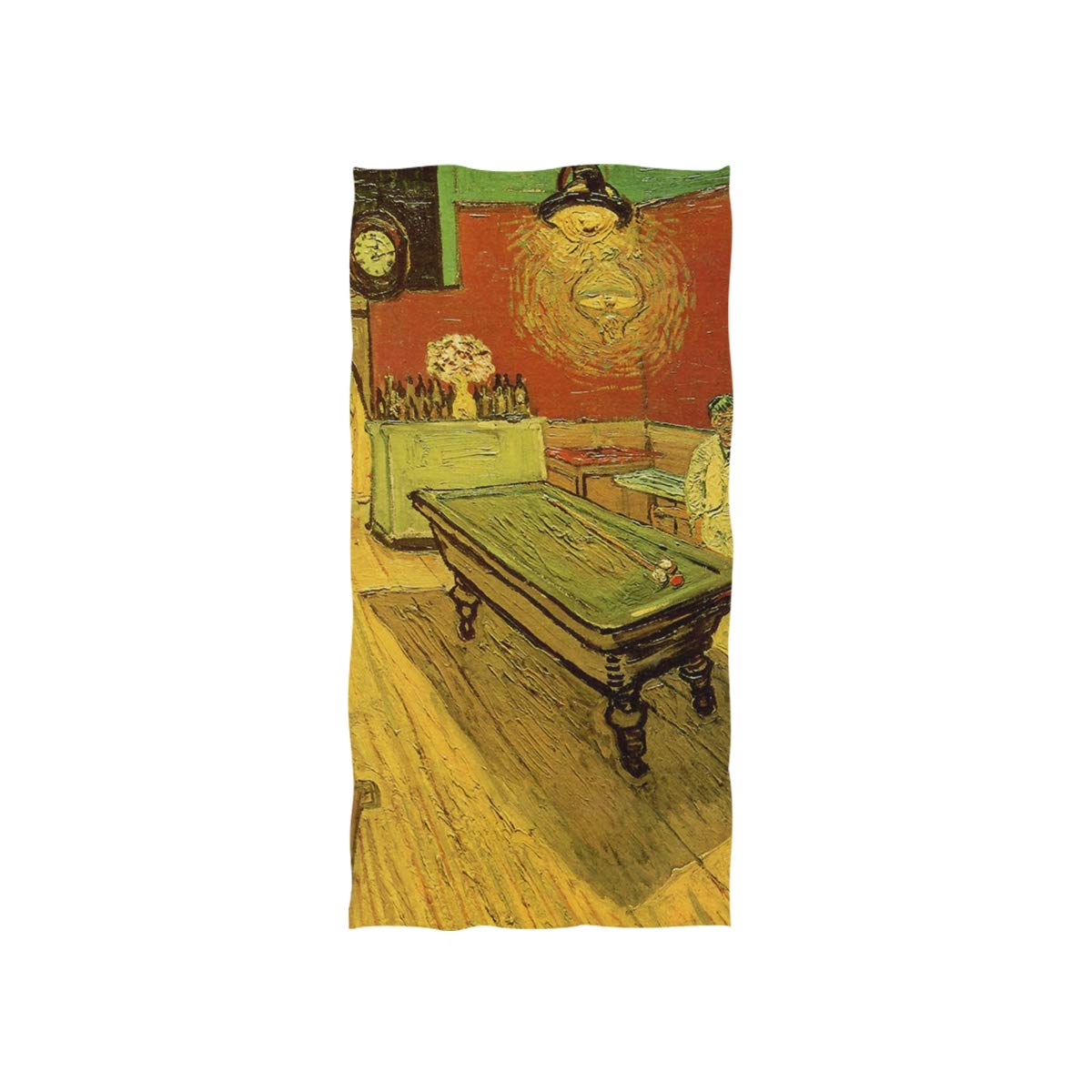 FANTAZIOPremium Cotton Towel Van Gogh Night Cafeclub Cotton Washcloth