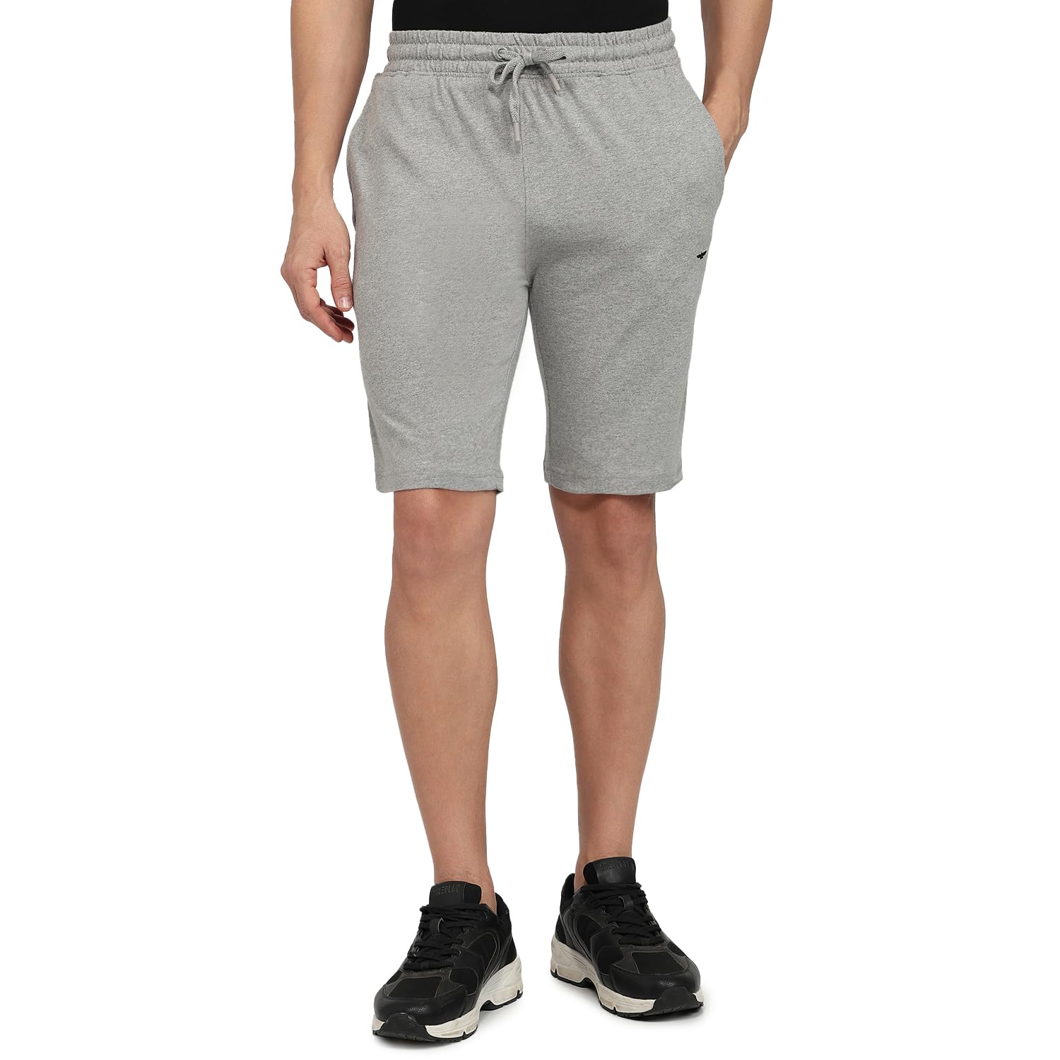 park avenue Men Regular Fit Print Pattern Pure Cotton Flat Front Loungewear Shorts-picture-28