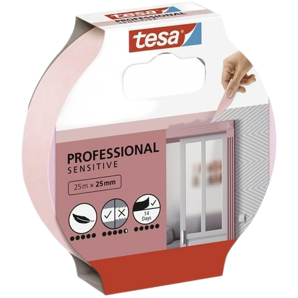 tesa S8422990 Masking Tape, Adults Unisex, Multicolor, Standard, Multi-coloured, Estándar