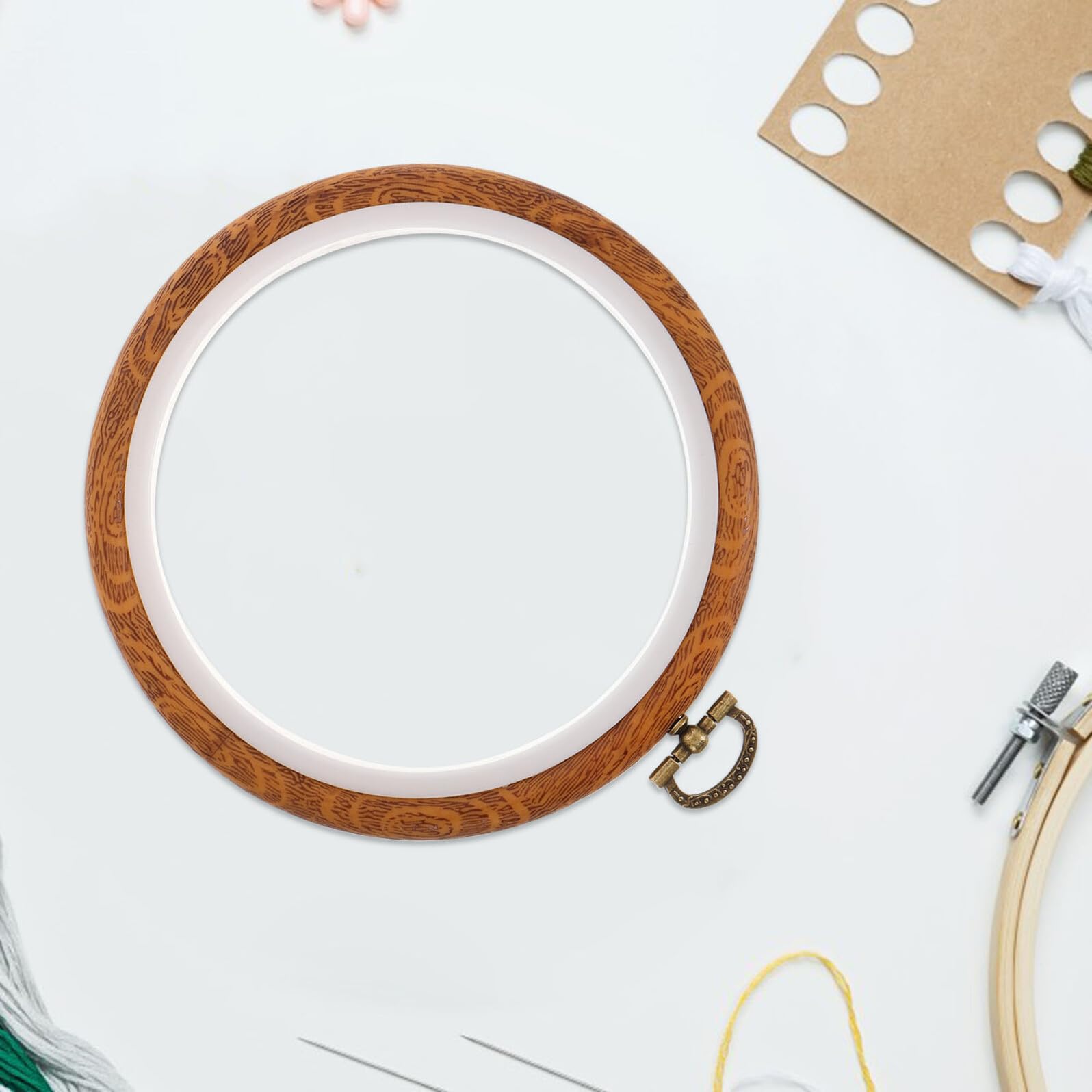 Bastidor de Bordado Circular para Entusiastas, 10 Piezas, Manualidades