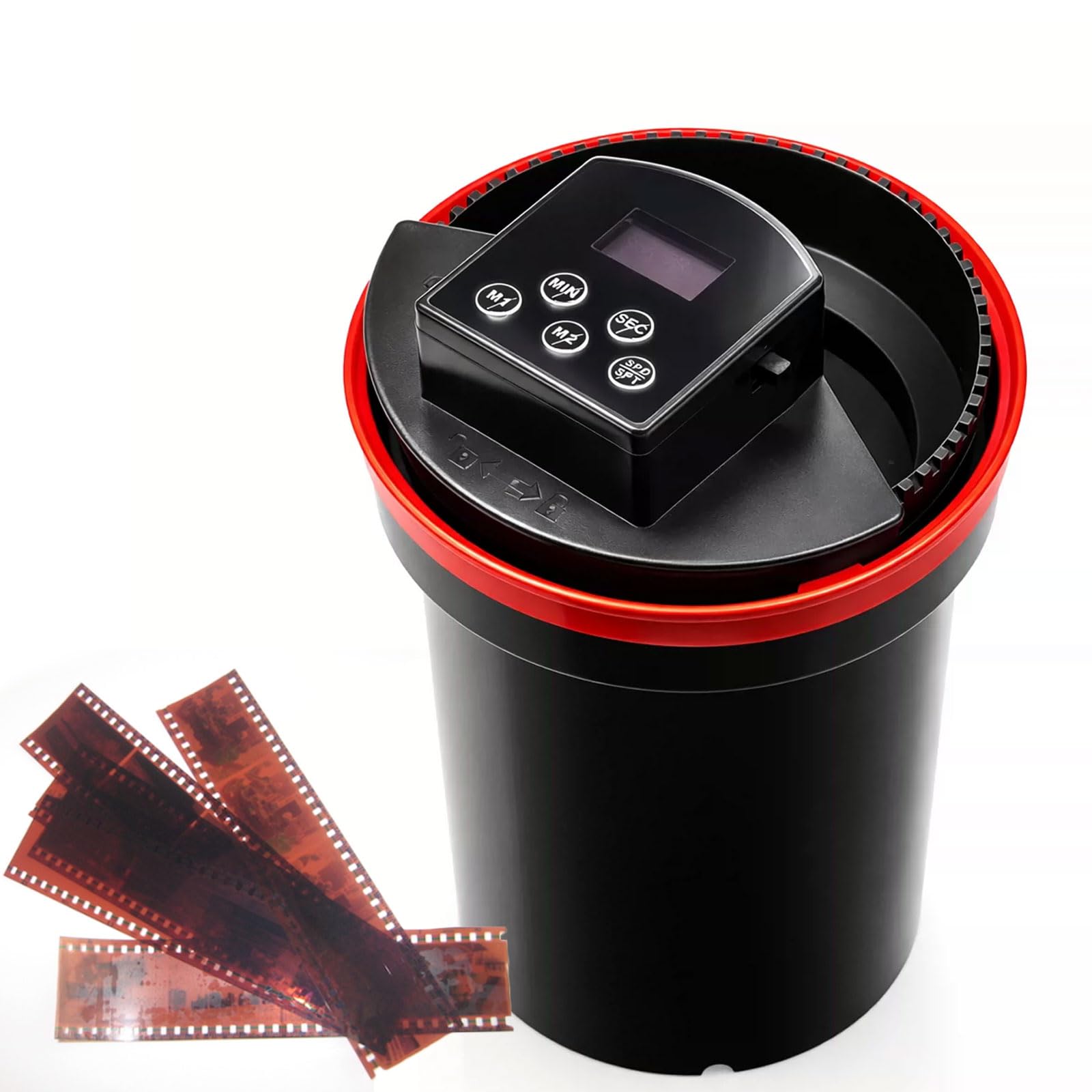 SICWEDIM Automatic Film Processor, Darkroom Film Camera Accessories Processing Equipment, Dual Modes & Three-speed Adjustment, Precise Smart Timer Control
