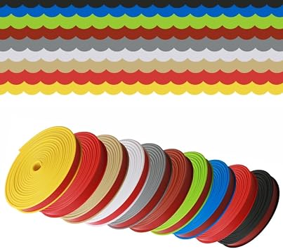 Furniture Edge Protector U Shape Plywood Veneer Edge Trim Self-Adhesive Edge Banding TPE Edge Safety Guards for Cabinets Table CountertopGrey,10mx17mm