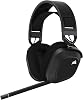 Corsair HS80 RGB Wireless Gaming Headset, Dolby Atmos, Spatial Audio, Slipstream Technology, Dynamic RGB Lighting, Discord Certified, PCMacPS5 vs PS4 Compatible, Black CA-9011235-EU