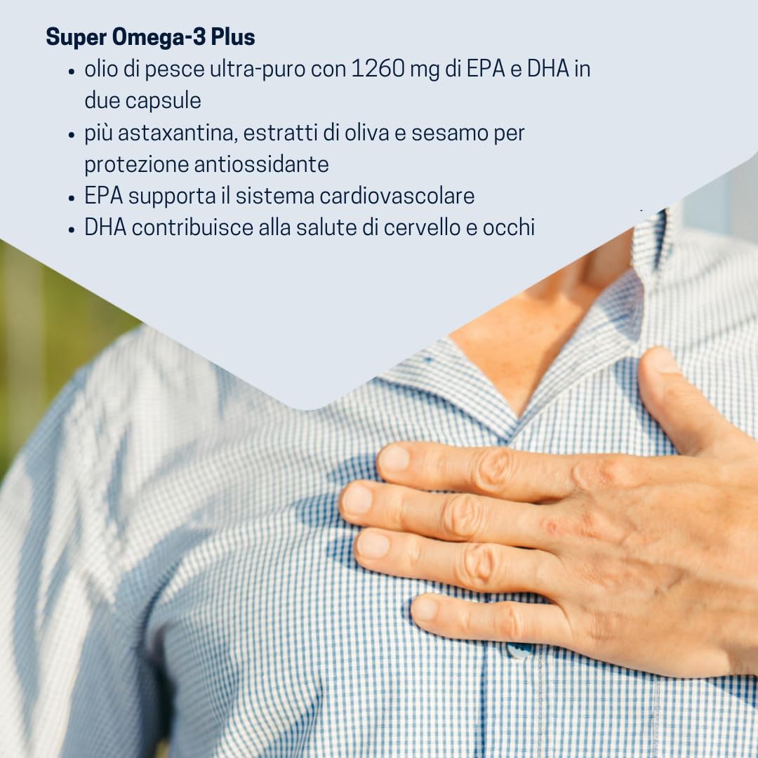 Life Extension - Super Omega-3 Plus EPA/DHA 120 Capsule - Lignani di Sesamo, Estratto di Oliva, Krill e Astaxantina - Omega-3 ad Alto Dosaggio per la Salute di Cuore e Cervello