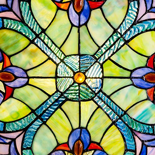 image for River of Goods Mini Halston Heart 12 Inch High Stained Glass Suncatche