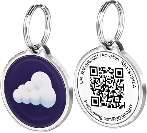 Miniatura 22 de Pet Dwelling Symbols NFC y QR Code - Etiqueta de identificación inteligente para perros, escaneo fácil, acceso instantáneo al perfil en línea