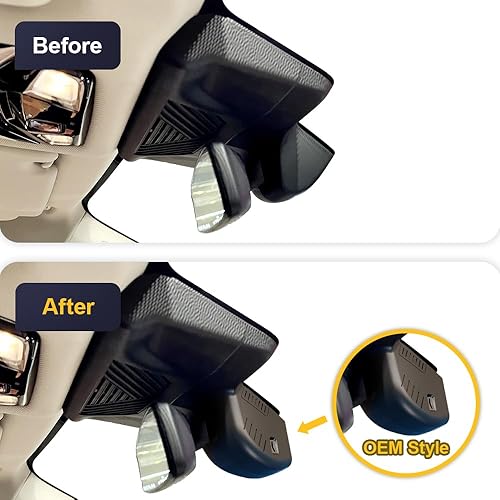 Miniatura 3 de Fitcamx Adaptación de la cámara de tablero delantera 2160P+trasera 1080P para BMW X1 2023-2025 M35i Xdrive28i (U11), aspecto OEM integrado, video HD