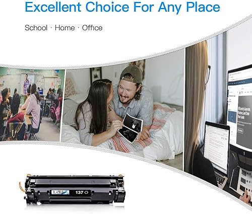 Vista 7 de LxTek Cartucho de tóner de repuesto compatible con Canon 137 CRG137 CRG 137 para usar con ImageClass D570 MF236n MF232w MF216n MF244dw MF242dw