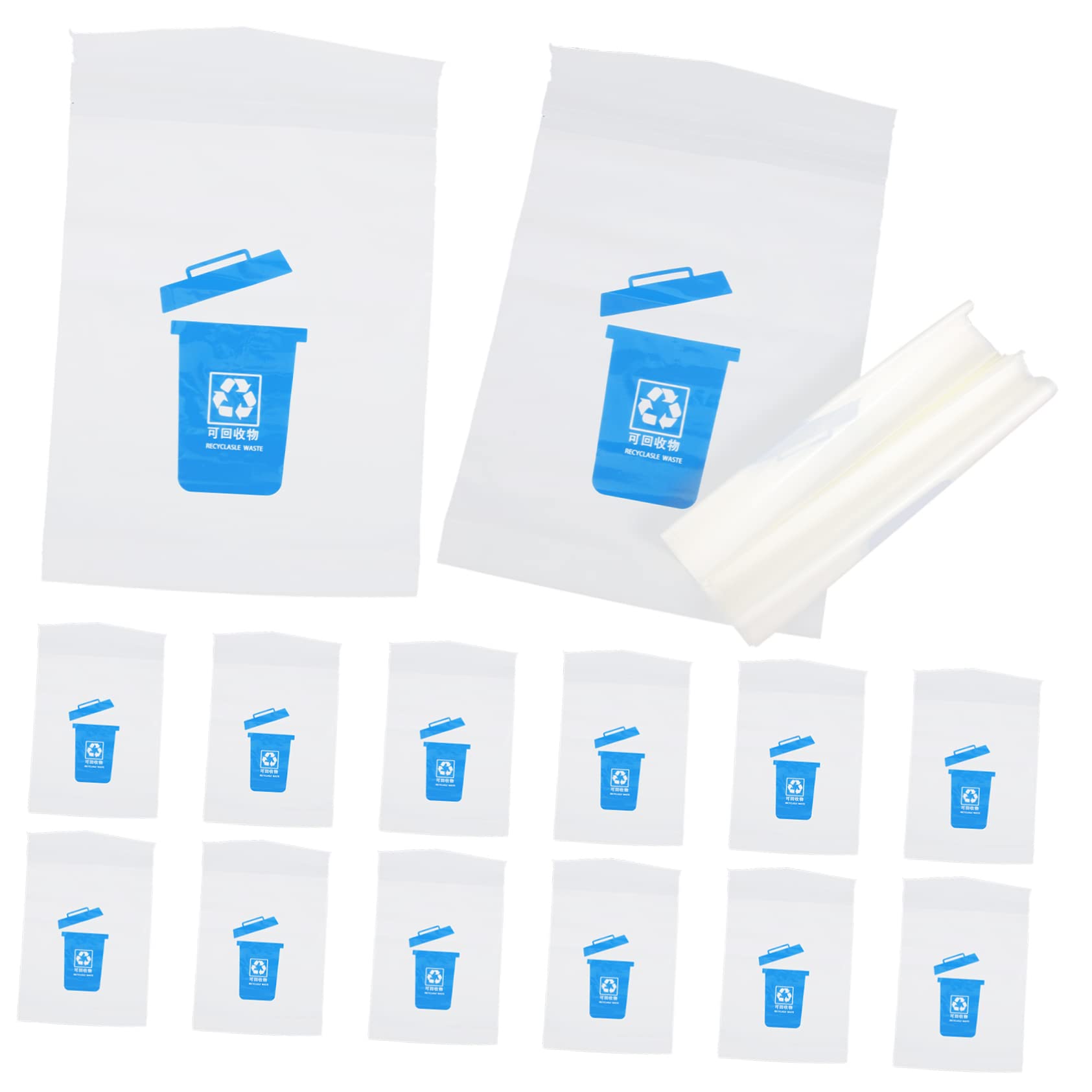 FOMIYES 50Pcs Self Adhesive Vomit Bags Portable Garbage Bags for Cars and Outdoors Lightweight Waste Bags for Travel Home Office Emergencies Easy Access Clean Up