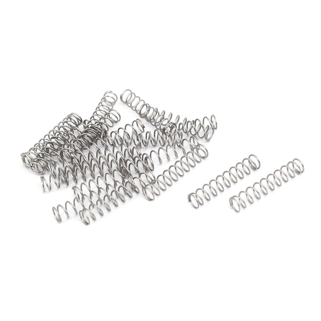 Aexit 0.4mmx4mmx20mm 304 Springs Stainless Steel Compression Springs Silver Compression Springs Tone 20pcs