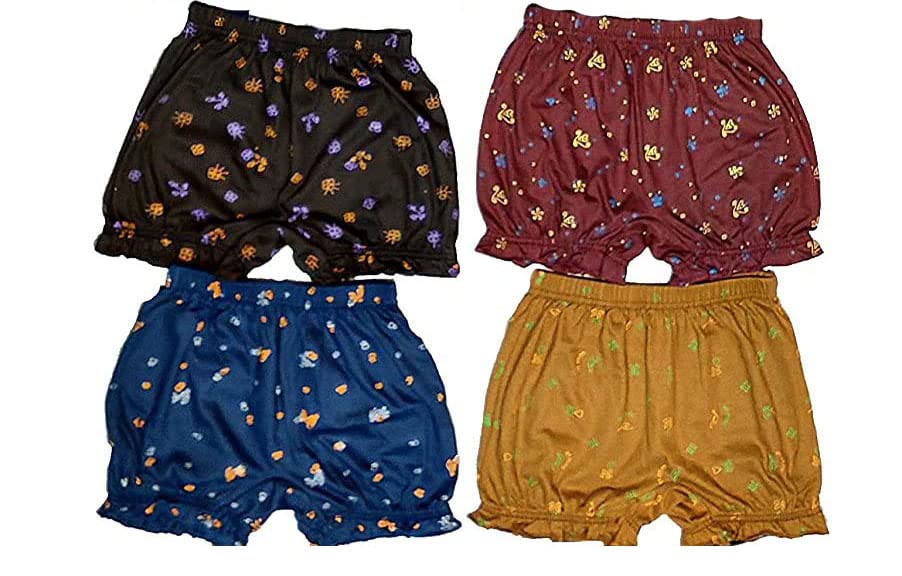 Bloomer Cotton Underwear Boxer Shorts Boyleg Nicker Trunks Daily use Panties for Womens and Ladies (Combo Pack of 4)(Available in Plain/Print)-picture-21
