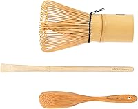 Vista 13 de Restaurantware - Juego de batidor de té Dojo Matcha, juego de 3 piezas de cepillos tradicionales de matcha, incluye batidor (Chasen), cuchara