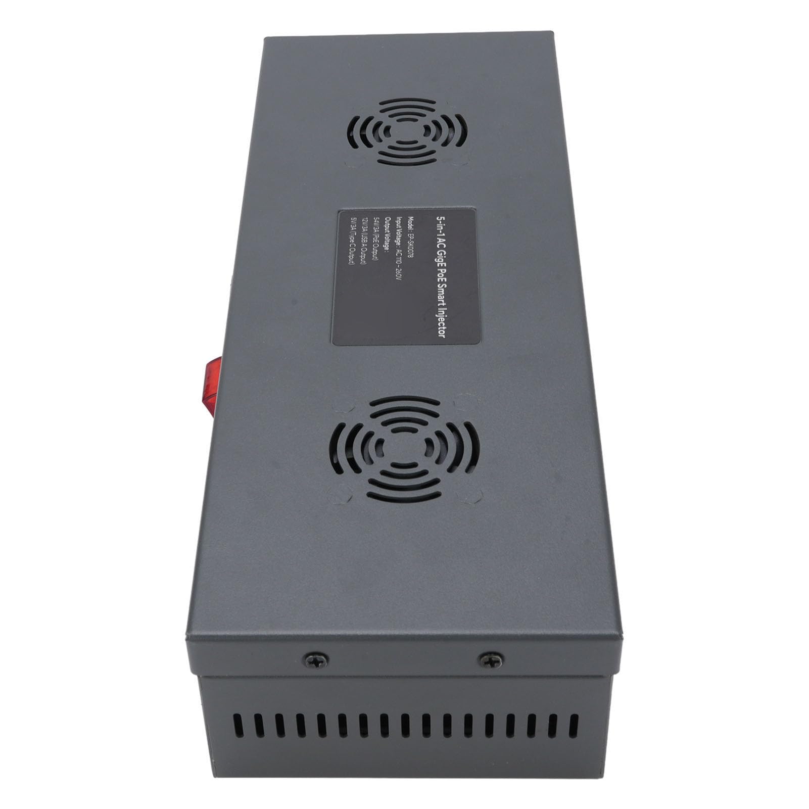 Generic Injecteur PoE Gigabit Ethernet avec Sortie 180 W pour Systèmes Gen 3 - Transfert de Données sécurisé pour Les Environnements de Travail (Prise UE)