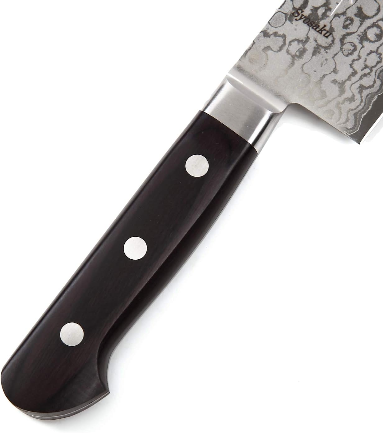 One-Day Sale: Up to 70% Off Syosaku Japanese Vegetable Knife Shaded Damascus VG-10 16 Layer Black Pakkawood Handle, Nakiri 6.3-inch (160mm) New Deal Syosaku Japanese Vegetable Knife Shaded Damascus VG-10 16 Layer Black Pakkawood Handle, Nakiri 6.3-inch (160mm)