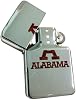 Alabama Camoflauge - Silver Lighter Windproof Flip-Top Refillable with tin Gift Box