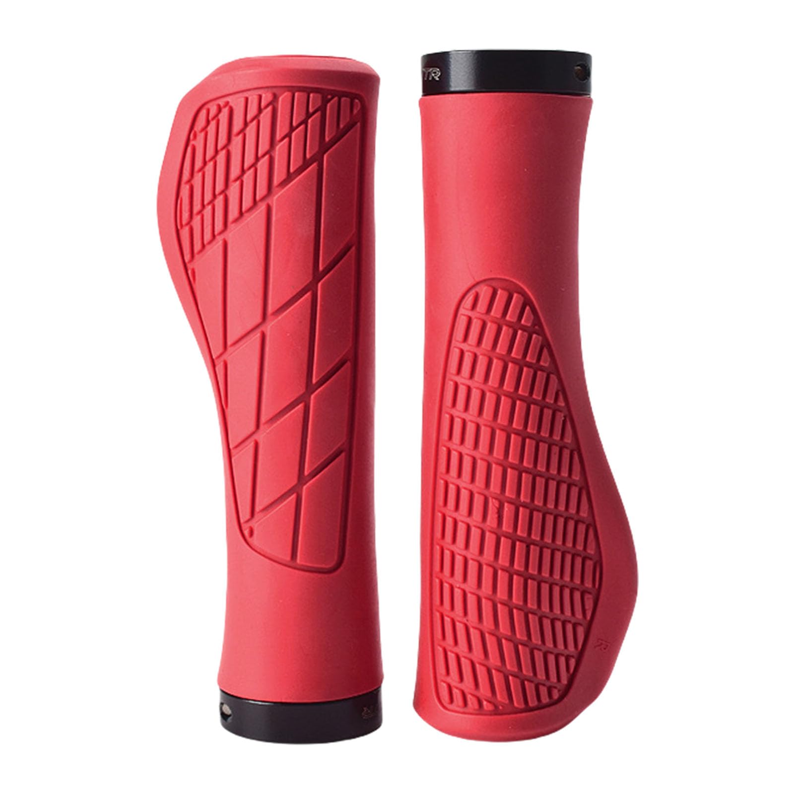 Tsophreniq Mountain Bikes Handlebar Grips with Aluminium Locks Nonslip Cycling Handlebar Sleeve Comfortable Bicycles Handle Cycling Nonslip Handle Grip