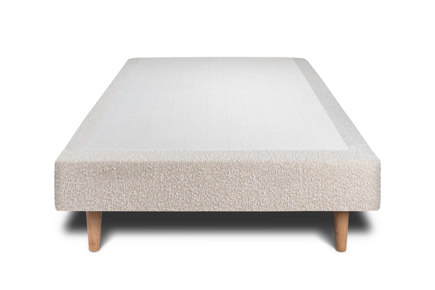 Sommier Tapissier Bouclette Beige 90x200 H29cm