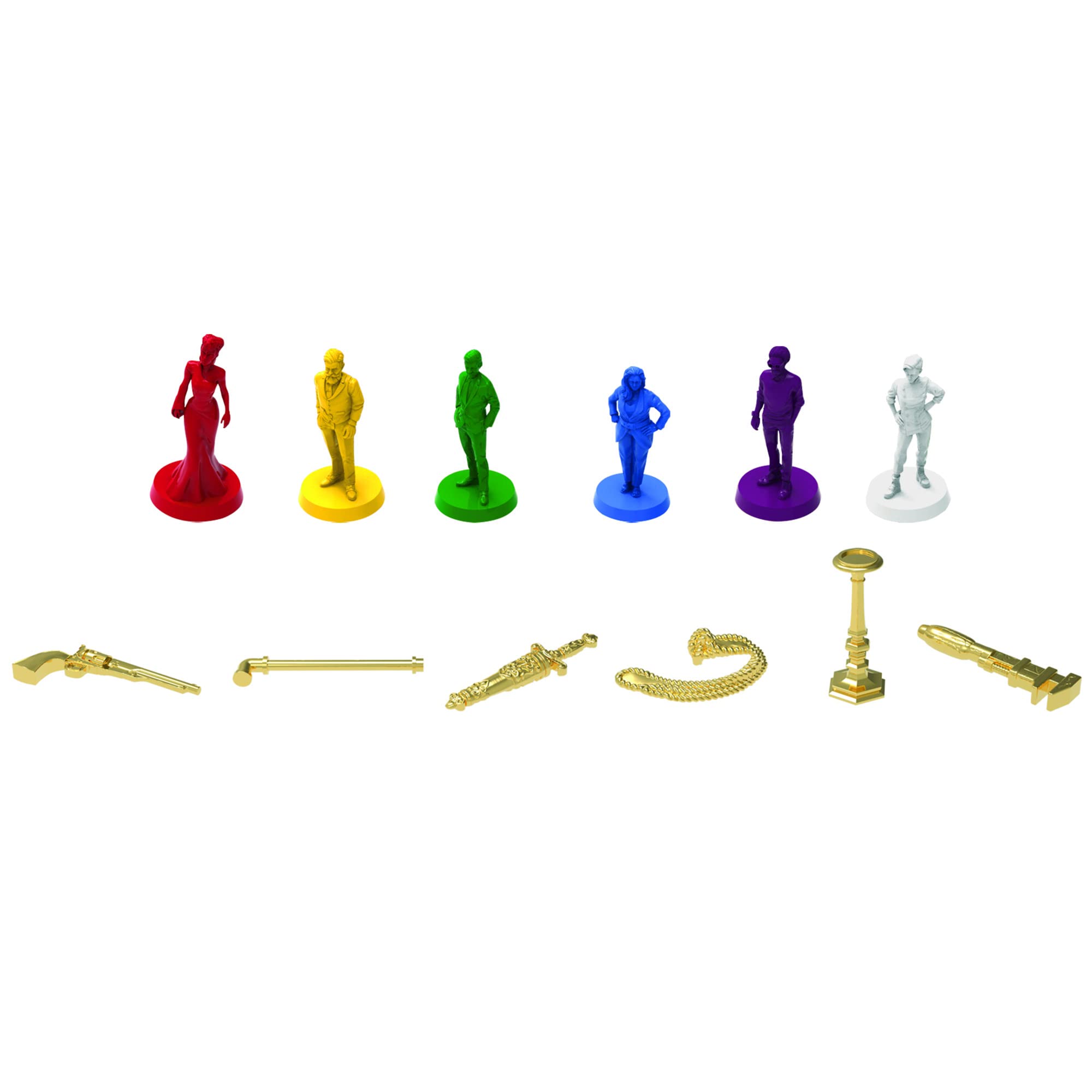 Cluedo Gesellschaftsspiel, erneuertes Cluedo-Spiel für 2 bis 6 Spieler, Kriminspiele, Detektivspiele, Familienspiele für Kinder und Erwachsene (‎Niederländisch)