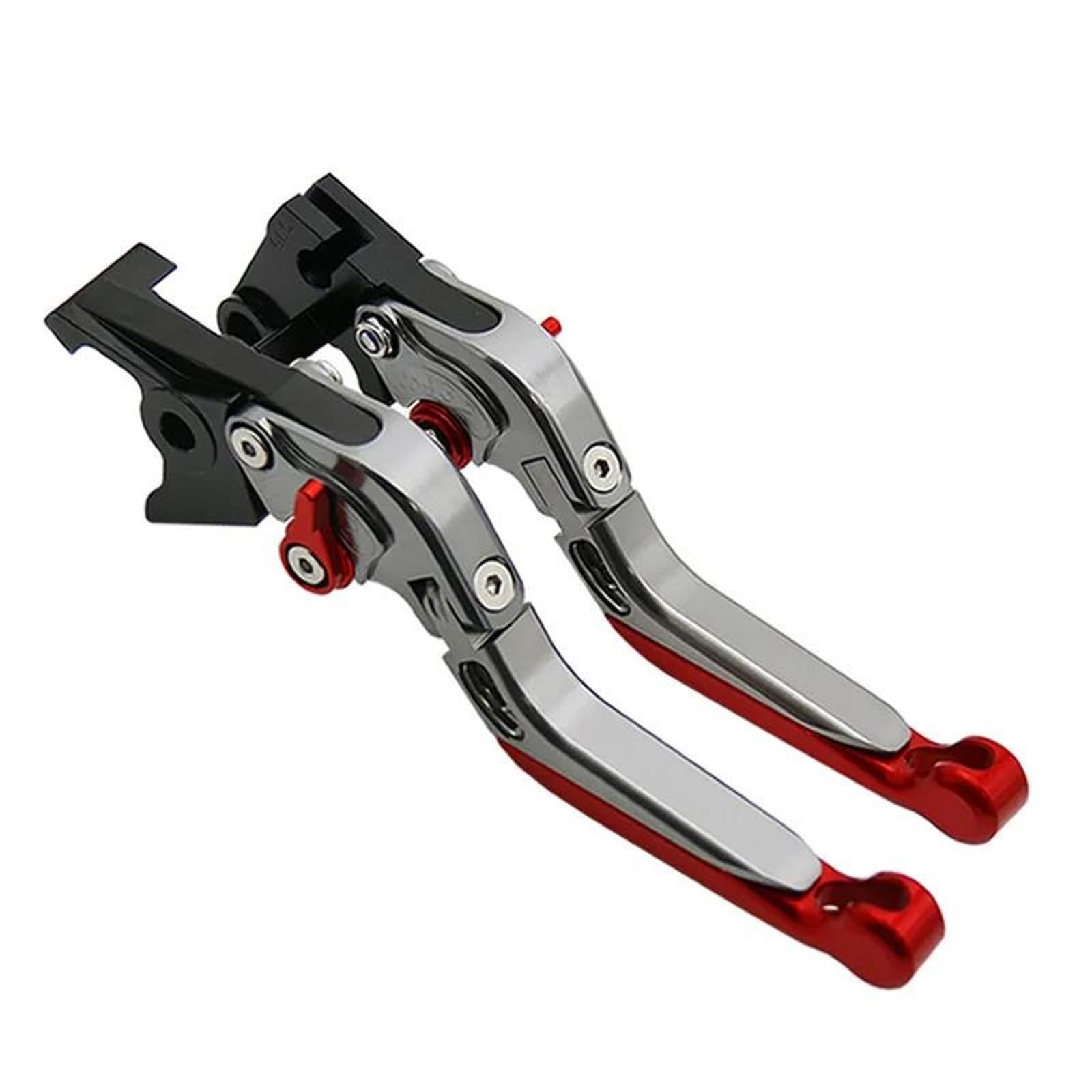 KKMNAIF Motorcycle Front Brake Lever Motorcycle Accessories Adjustable CNC Folding Extendable Brake Clutch Levers for Ya&ma&ha for XP TMAX 560/530/500 Tech Max 2008-2025(Red)