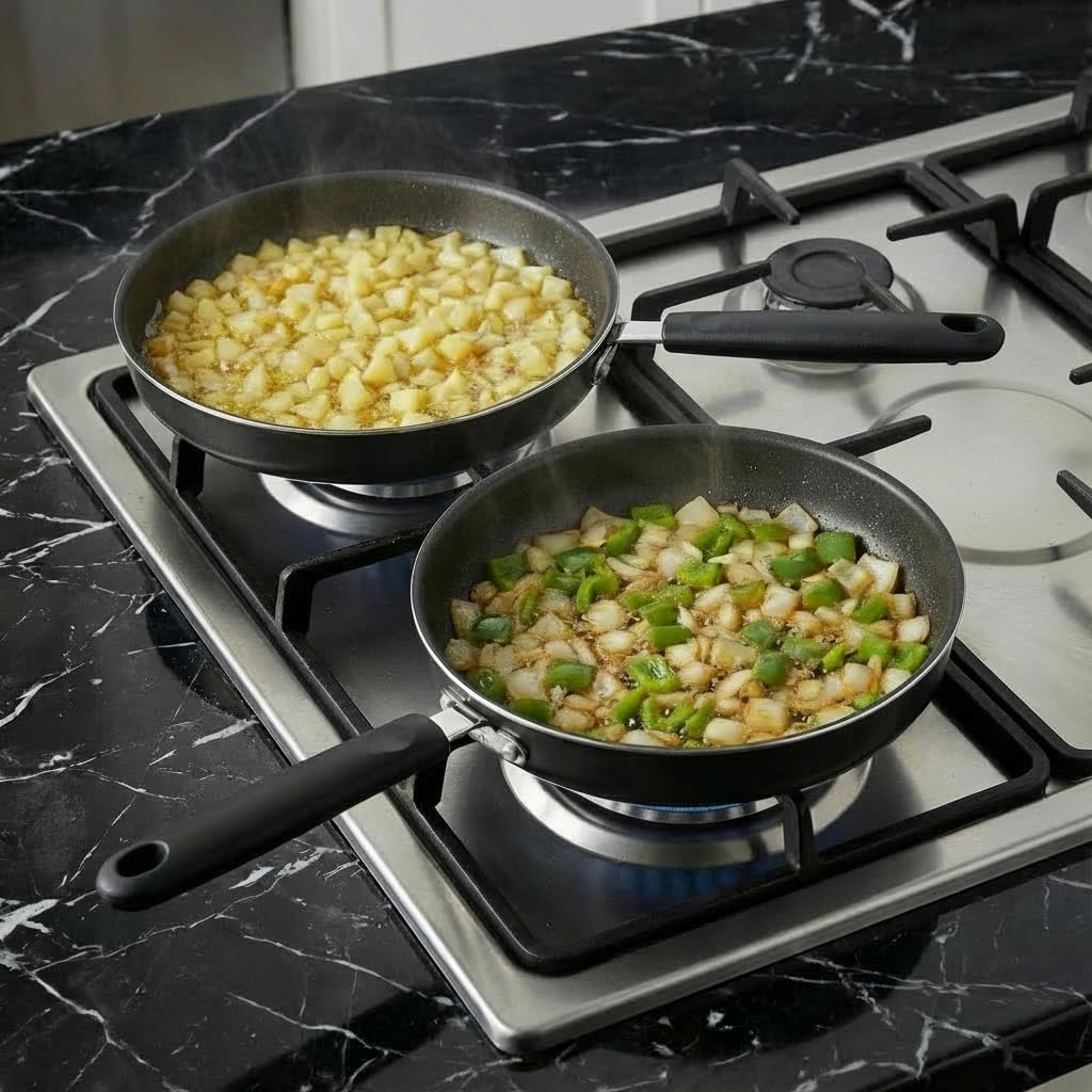 IBILI - Pfanne Omelett Kartoffelfusion, 24 cms, Aluminium, Antihaftend, geeignet für Induktion