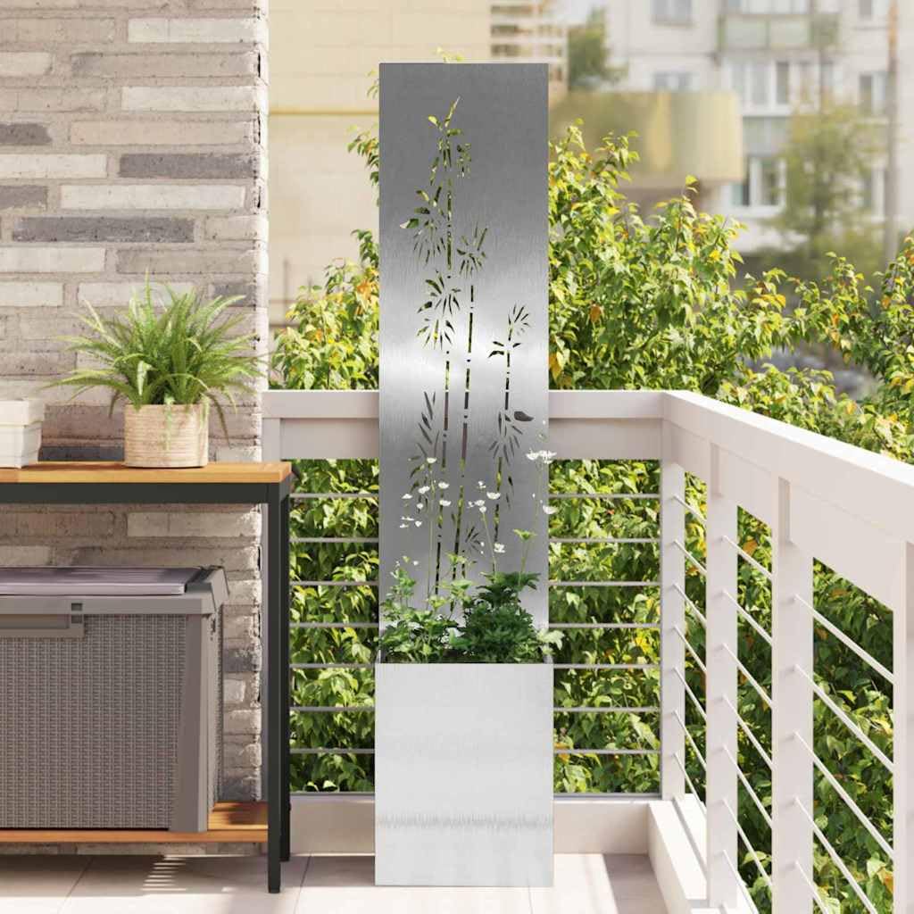 Genérico Pantalla de Privacidad para Jardín Floral Plata 32 x 140 cm,Decoración,Obras de Arte,Carteles, copias y Arte visual-876382