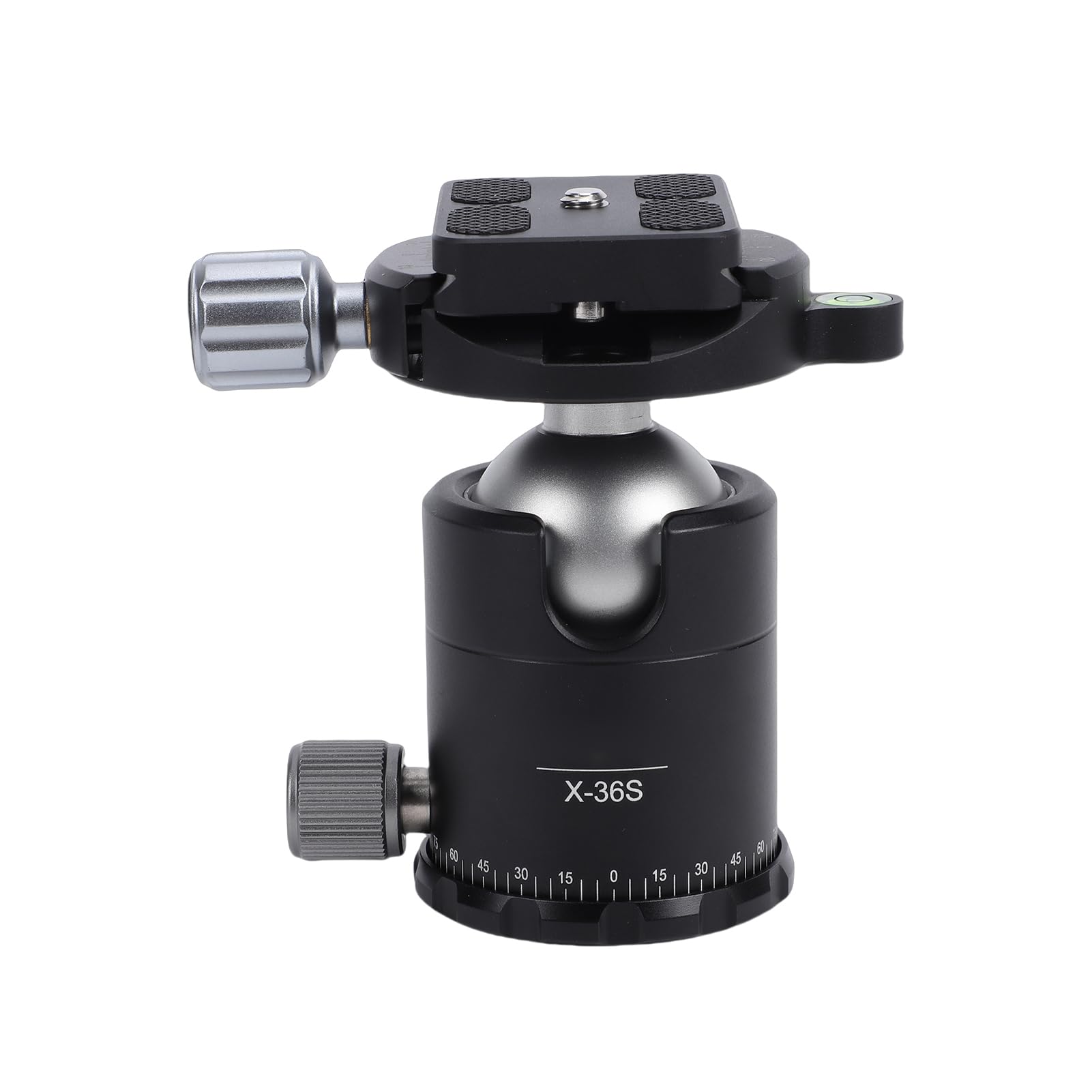Naroote Rótula de Bola de Metal de 36 Mm, Rótulas de Bola de Trípode, Placa de Liberación Rápida de 1/4 de Pulgada con Rotación de 360 ​​Grados y Capacidad de Carga de 8 Kg, Ideal para Cámara DSLR,