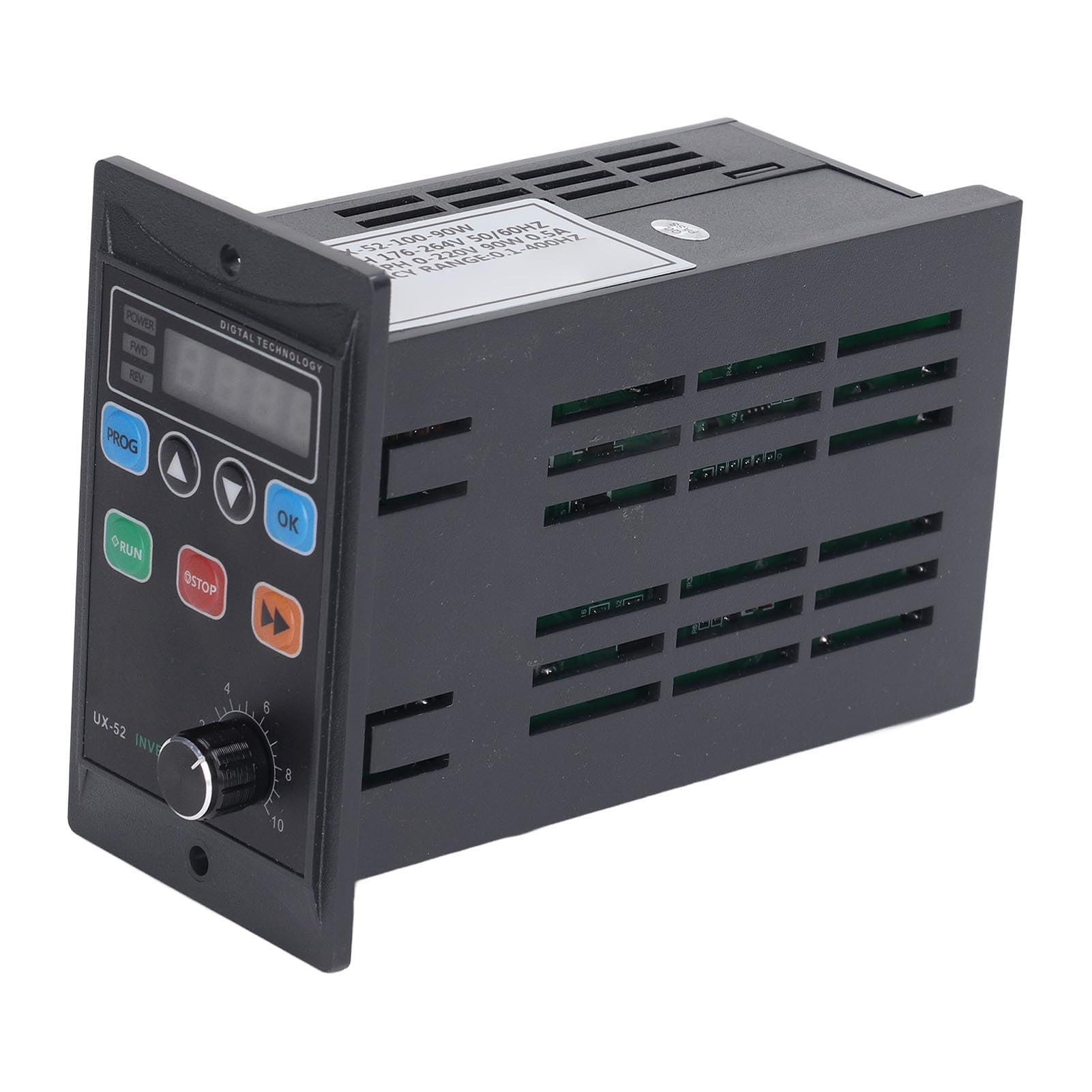 MYSWEETY Convertisseur de Fréquence VFD, Monophasé à Triphasé, 220V AC, 2,2 KW, 310A, avec Contrôle Vectoriel, PC Ignifuge