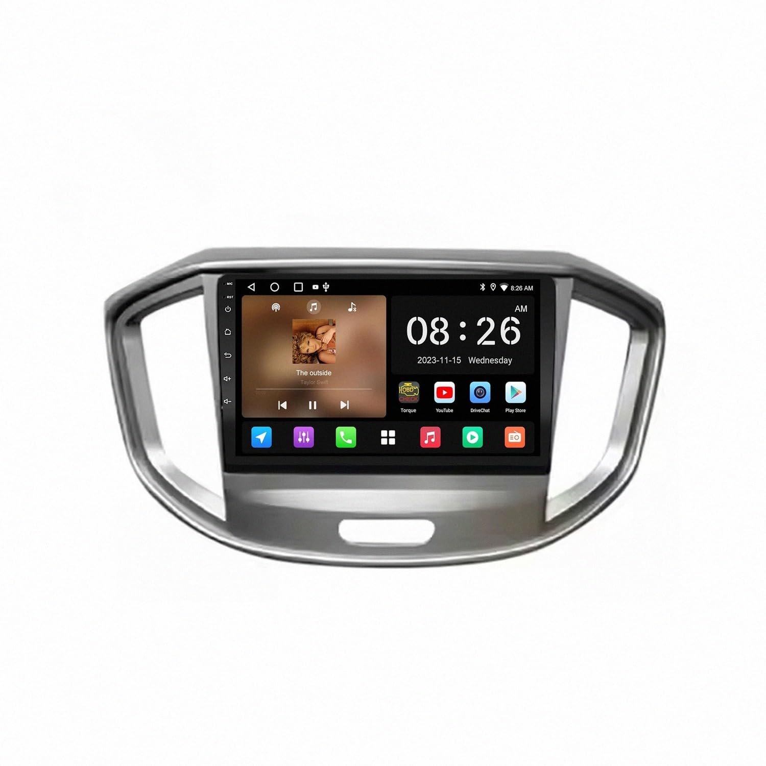 Radio Macchina Touch Screen per JAC Refine M4 2016 2017 2018 Wireless Carplay Android Auto Stereo Auto Bluetooth Ips con Pantalla Táctil con Gps, 4 Nucleo 2G+32G