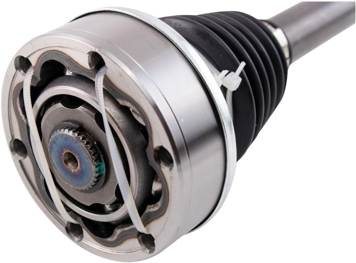 Front Left CV Axle Shaft .5-6G Black Neoprene Regular Pancake Spline Qty Steel for VW for Jetta 1.9L 2005-2006 & 2.0L 2005-2008 2010 2014 & 2.5L 2005-2014 for Rabbit 2.5L 2006-2009