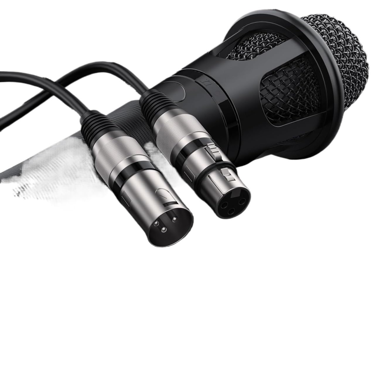 Audio-Mikrofon, XLR-Stecker auf XLR-Buchse, buntes Patchkabel, Schlangenkabel, 3-poliges Mikrofonkabel (rot, 300 cm)