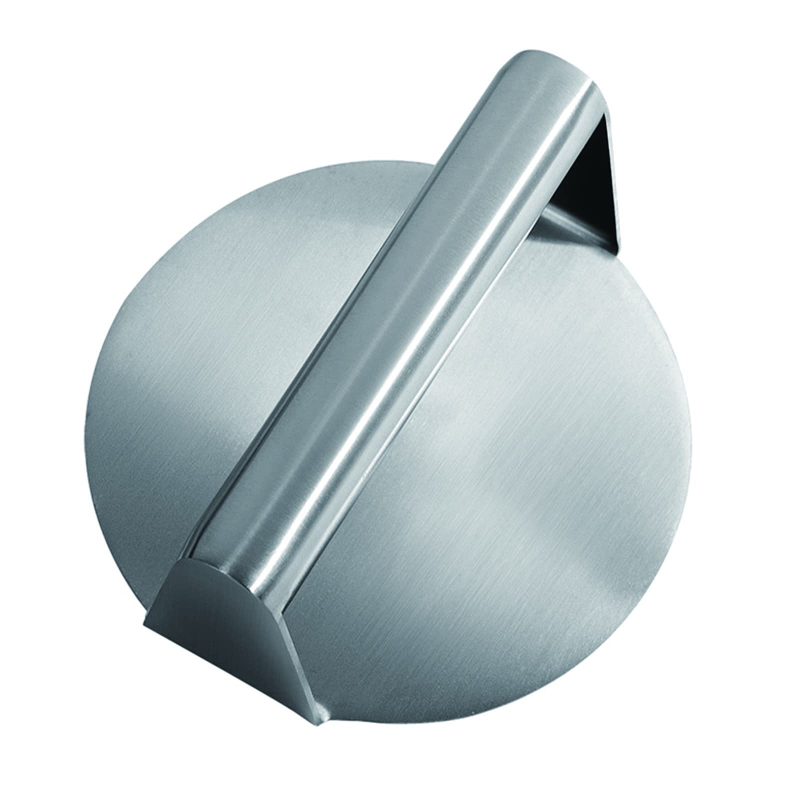 Presse à hamburger en acier inoxydable 304 robuste avec finition poli miroir pour plancha