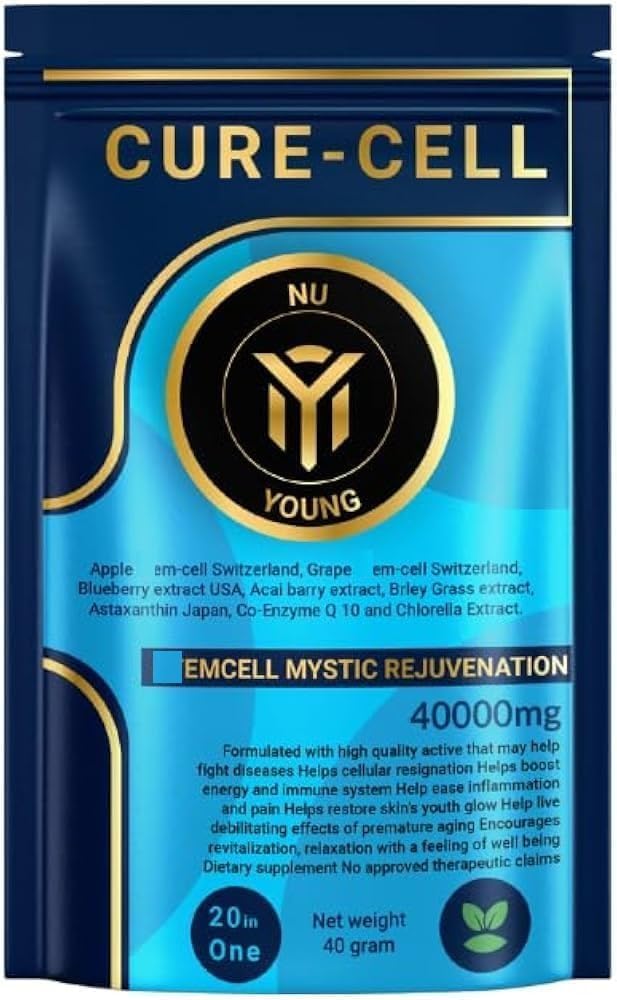 NUYOUNG CURE-CELL Daily Nutritional Wellness Formula | 40000mg Total Strength | Singapore Formulated Dietary Supplement | Premium Nutraceutical Nutrition | 20 Sachets - Pack of 1-image-11