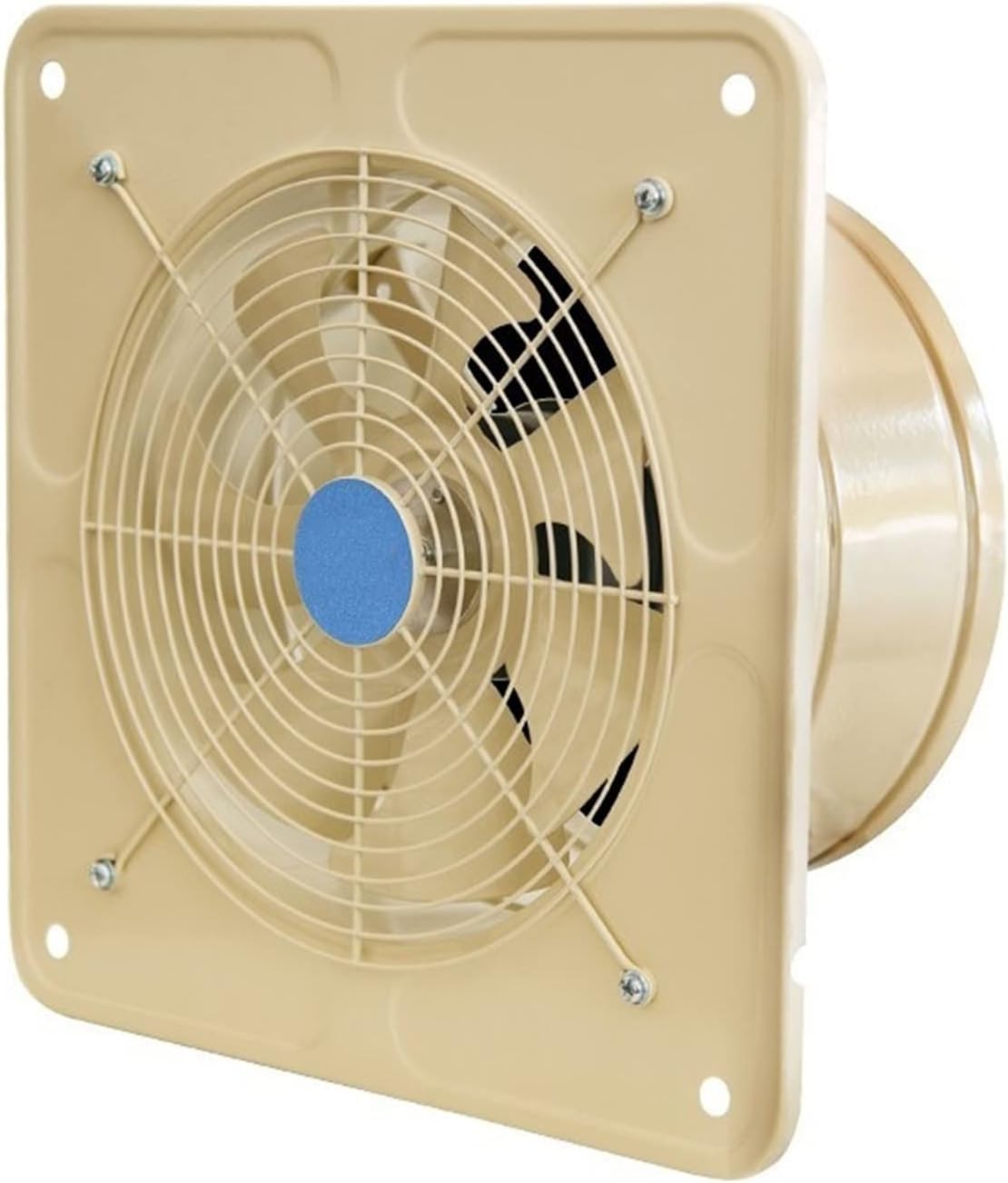 Ventilateur Extracteur Mural ILIVING 24 Pouces Avec Volets Thermostat - 2 Vitesses, 6 Pieds De Cordon, Pour Garage Ou Grenier