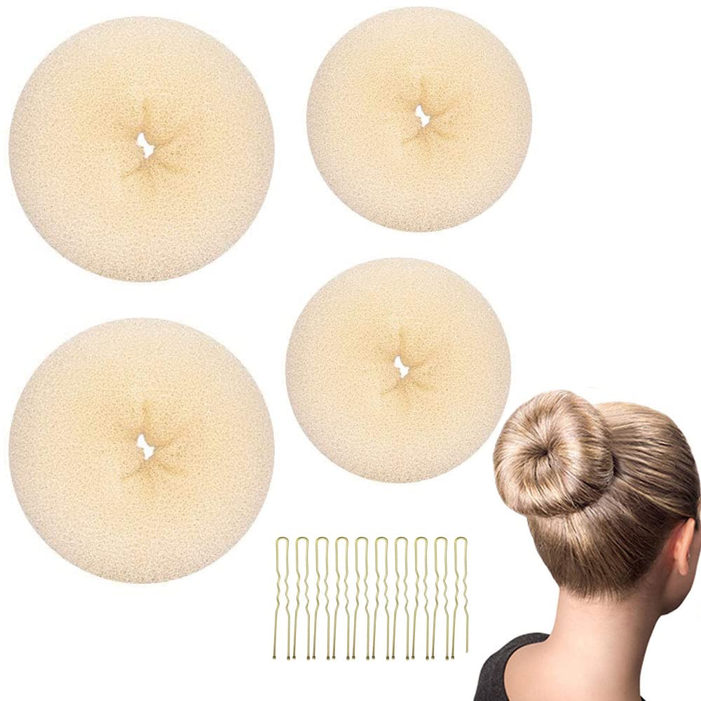Donut Hair Bun Maker Kit, LHAAAYF Ring Style Bun Maker Set